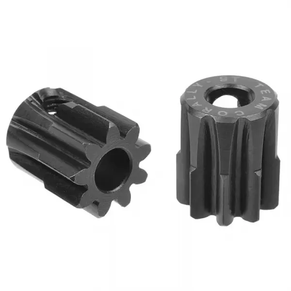 Corally M1.0 Pinion Short Hardened Steel 9 Teeth 5mm Shaft — image 1 of 2