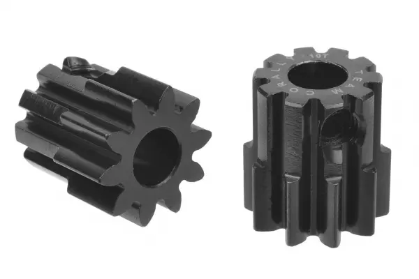 Corally M1.0 Pinion Short Hardened Steel 10 Teeth 5mm Shaft — image 2 of 2
