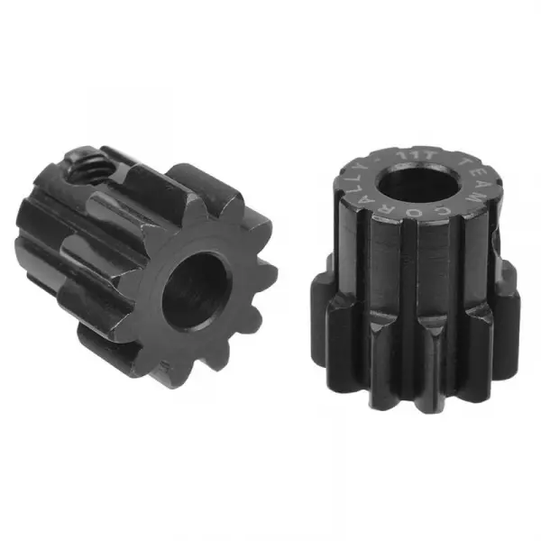 Corally M1.0 Pinion Short Hardened Steel 11 Teeth 5mm Shaft — image 1 of 2
