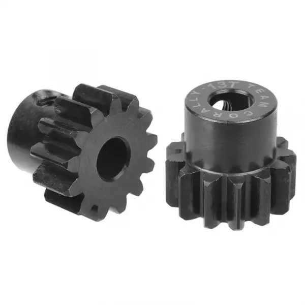 Corally M1.0 Pinion Short Hardened Steel 13 Teeth 5mm Shaft — image 1 of 2