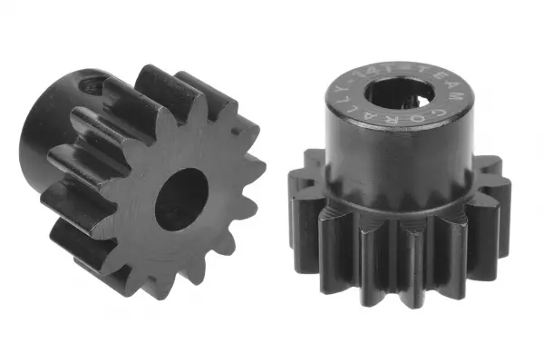 Corally M1.0 Pinion Short Hardened Steel 14 Teeth 5mm Shaft