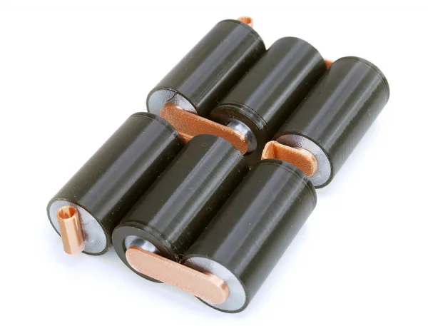 Centro Vintage Dummy 6 Cells Pack W/Hardware (3D Printed) — image 2 of 2