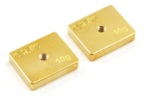 Centro Precision Brass 10G Balancing Weights (2) &mdash; image 2 of 2