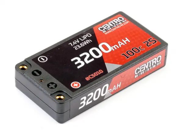 Centro 2S 3200mAh 7.4V 100C Hard Case Shorty LiPo — image 6 of 7