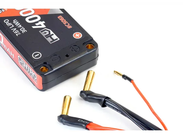Centro HV 2S 4000Mah 7.6V 110C Hardcase LP Shorty LiPo (5mm) &mdash; image 4 of 4