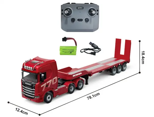 HuiNa 1:24 Scania 770S RC Truck + Trailer Set RTR — image 4 of 4