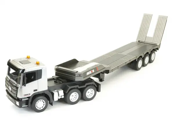 HuiNa 1:24 9ch RC Truck and Platform Trailer — image 12 of 18