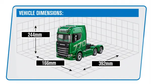HuiNa Scania 770S RC Haulage Truck RTR - Green — image 19 of 19