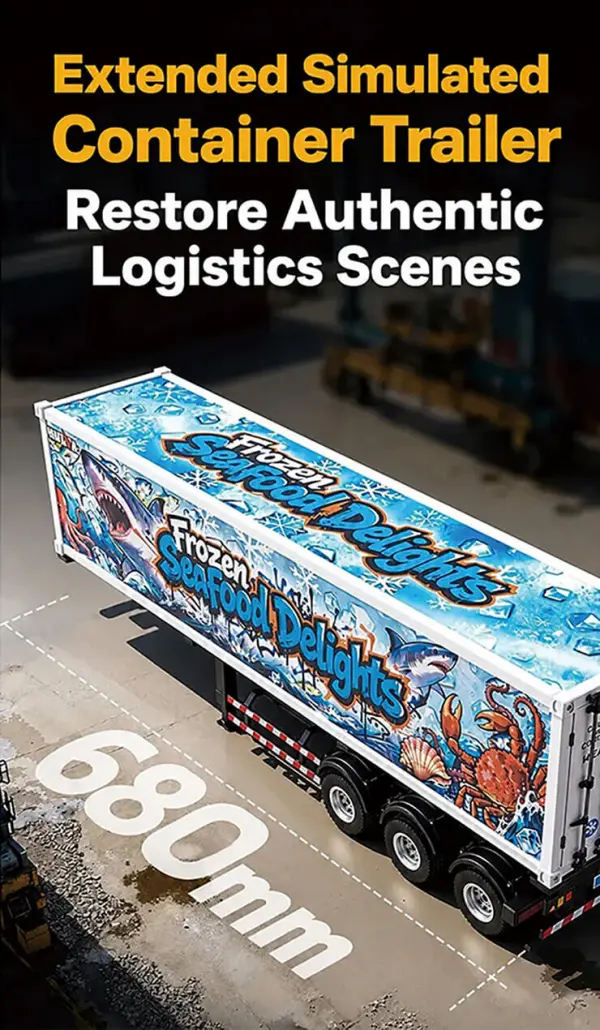 HuiNa Container Trailer For 1501 Scania Cabs — image 7 of 14