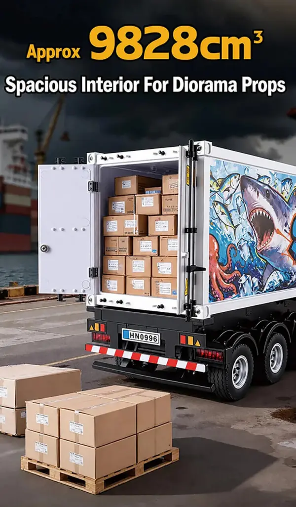 HuiNa Container Trailer For 1501 Scania Cabs — image 6 of 14