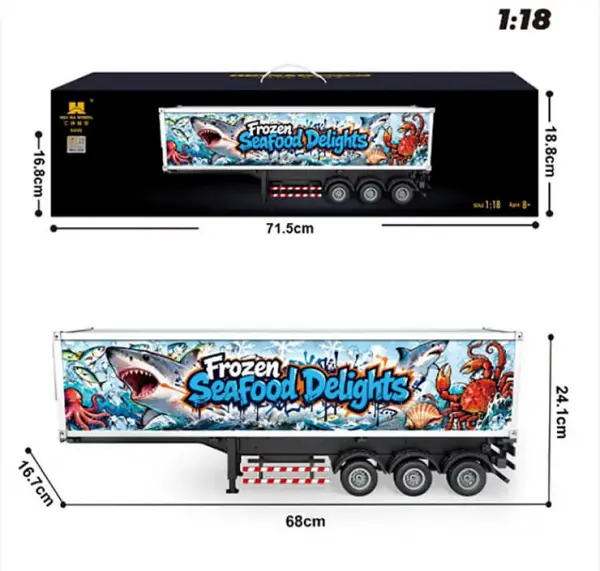 HuiNa Container Trailer For 1501 Scania Cabs — image 14 of 14