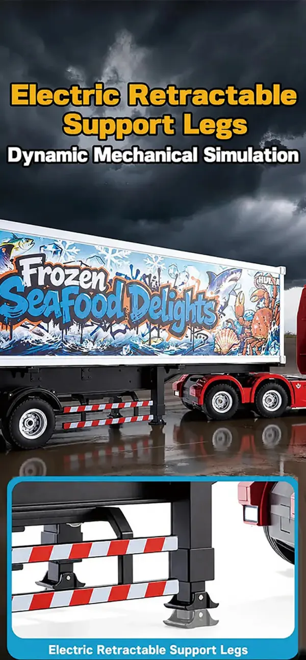 HuiNa Container Trailer For 1501 Scania Cabs — image 5 of 14