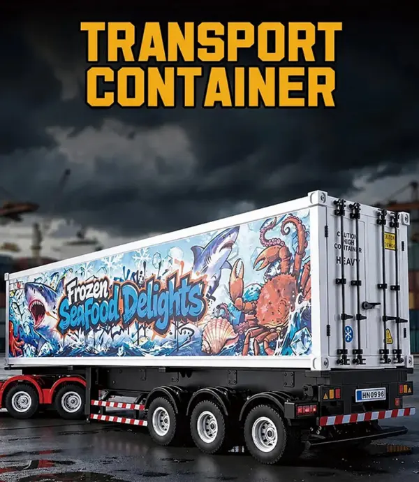 HuiNa Container Trailer For 1501 Scania Cabs — image 8 of 14