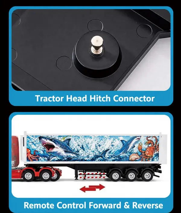 HuiNa Container Trailer For 1501 Scania Cabs — image 4 of 14