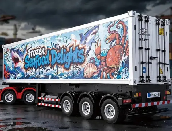 HuiNa Container Trailer For 1501 Scania Cabs &mdash; image 3 of 5