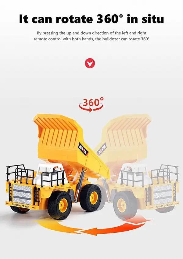 HuiNa 1:24 RC Dump Truck — image 5 of 20