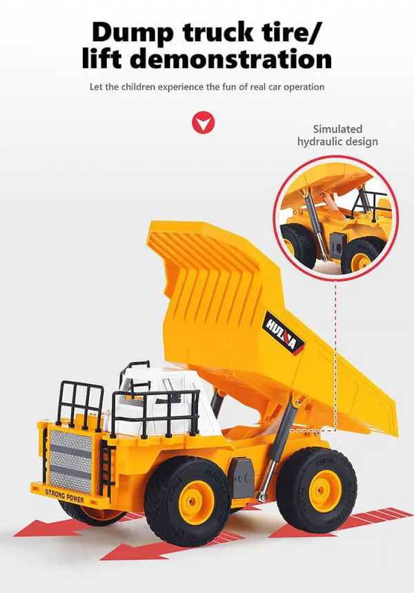 HuiNa 1:24 RC Dump Truck — image 6 of 20