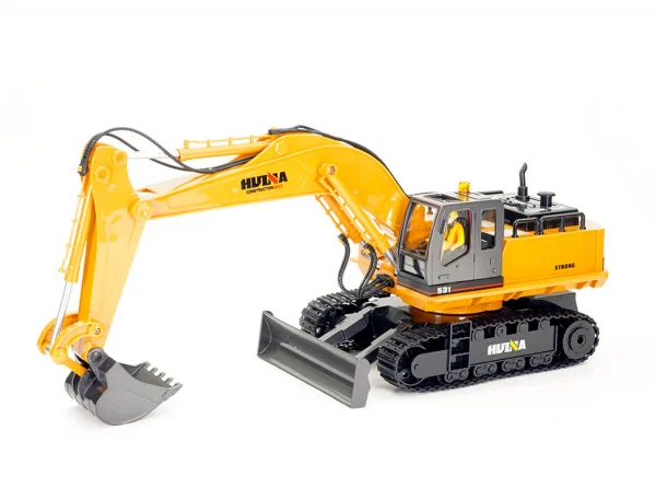 HuiNa 1:16 Scale RC Excavator 11ch With Die Cast Bucket