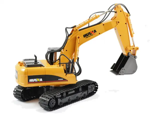 HuiNa 1:14 Scale RC Excavator With Die Cast Bucket &mdash; image 2 of 16