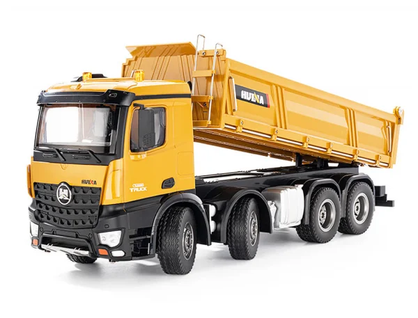 HuiNa Tipper Dump Truck 8 Wheeler With Die Cast Metal Parts