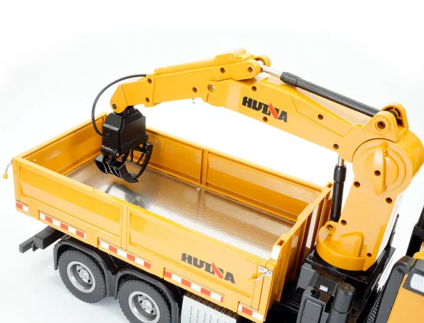 HuiNa 1:14 RC Timber Grab 8 Wheeler Dump Truck