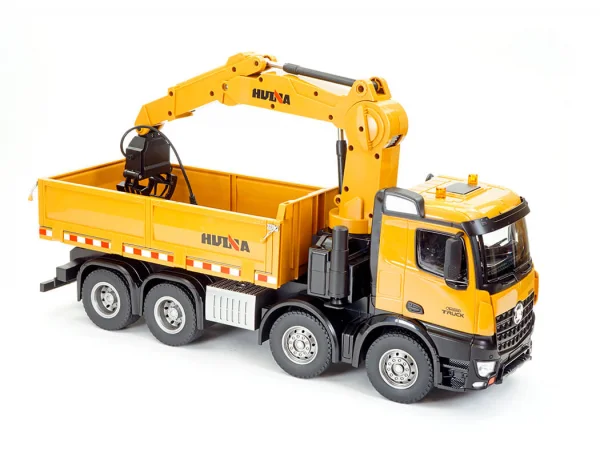 HuiNa 1:14 RC Timber Grab 8 Wheeler Dump Truck