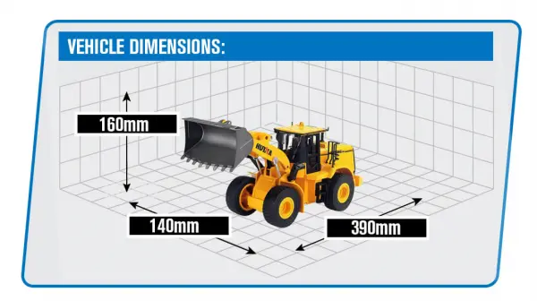 HuiNa 1:16 Wheeled Loader — image 2 of 2
