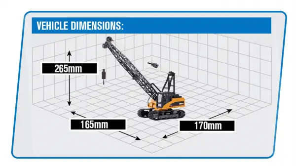 HuiNa 1:14 Crawler Crane — image 13 of 13