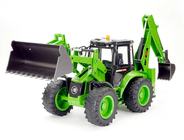 HuiNa 1:14 Backhoe Excavator Tractor - 9 Channel