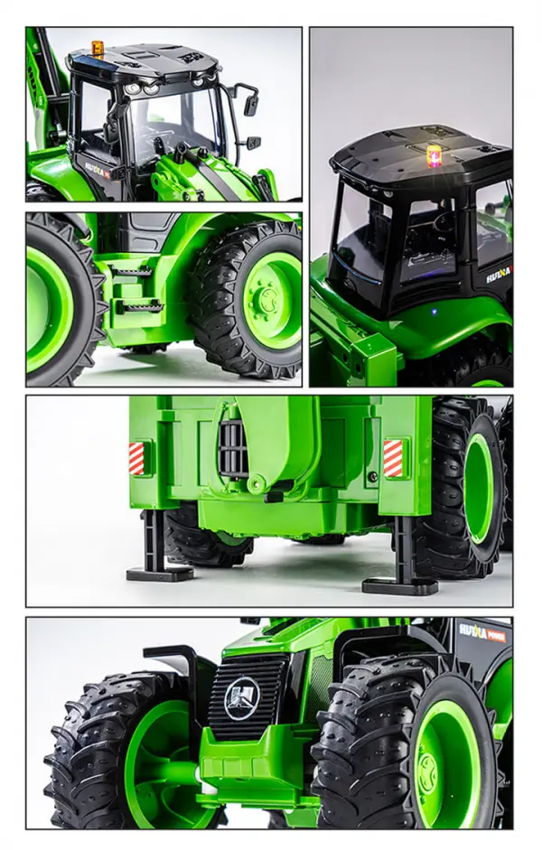 HuiNa 1:14 Backhoe Excavator Tractor - 9 Channel — image 15 of 15