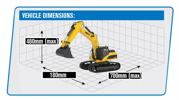 HuiNa 1:14 Full Alloy 23Ch Excavator V5.0 — image 17 of 17