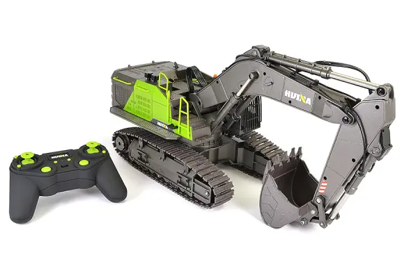 HuiNa 1:14 Excavator With Diecast Cab/Bucket - Hi Torque Dig System — image 6 of 14