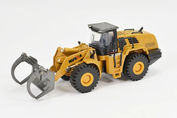 HuiNa 1/50 Diecast Fork Truck Loader Static Model — image 4 of 7