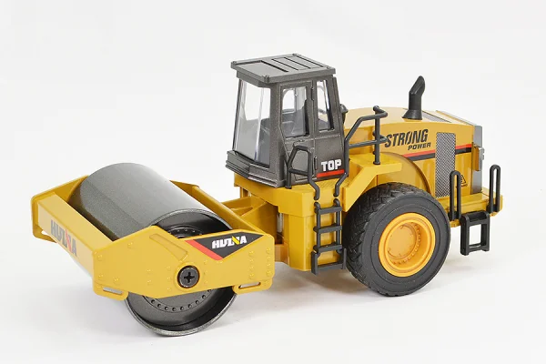 HuiNa 1/40 Diecast Road Roller Static Model — image 4 of 7