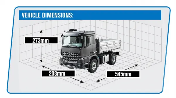 HuiNa K5701 1:14 Kabolite Dump Truck Alloy Screw Control Lift &mdash; image 2 of 2