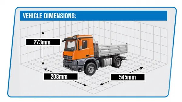 HuiNa K5701 1:14 Kabolite Dump Truck Alloy Screw Control Lift — image 9 of 9