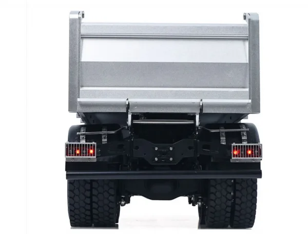 HuiNa Kabolite 1:14 Dump Truck 8X8 With Metal Tipper RTR - Silver — image 6 of 6