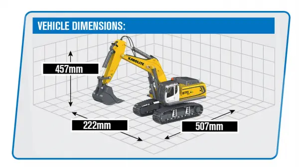 HuiNa Kabolite 1:18 Full Alloy 23ch Excavator — image 7 of 7