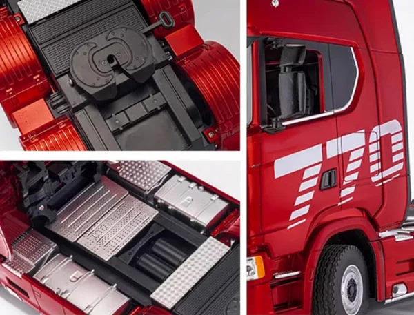 HuiNa Scania K770S-100 6X6 RC Haulage Truck RTR - Red — image 4 of 7