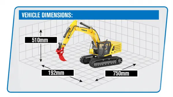 HuiNa K961 Kabolite Hydraulic Excavator With Tool Attachments (Ripper - Hammer And Claw) — image 17 of 17