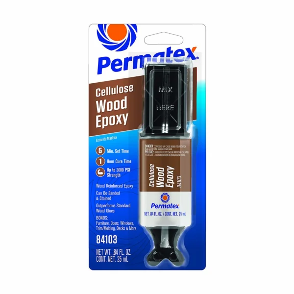 Devcon 25ml Cellulose Wood Epoxy (Syringe, Carded)