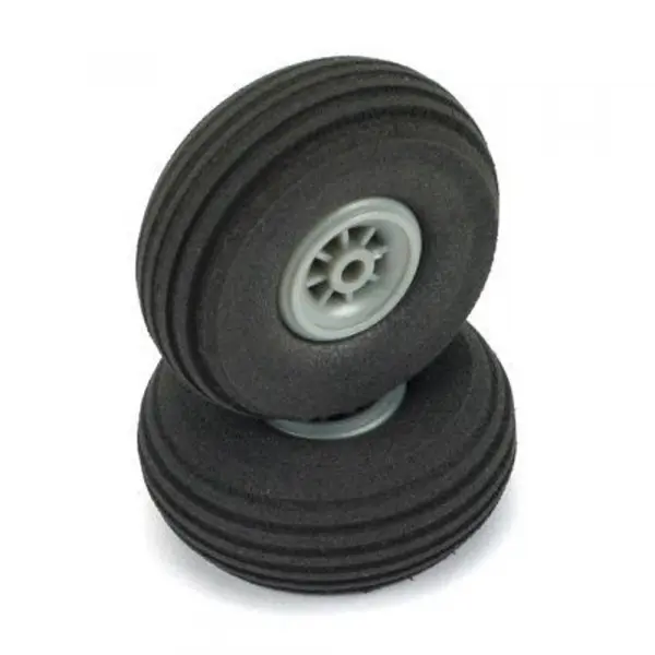 Dubro 3in Super Lite Wheels (76mm) (1 pair per card) &mdash; image 2 of 3