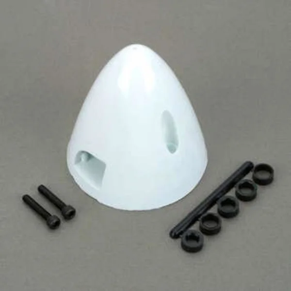 Dubro 2.75in Spinner, White (1 PC per package)