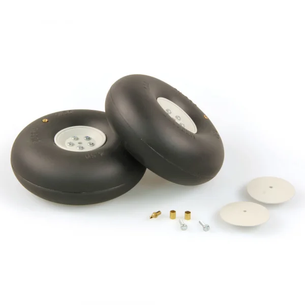 Dubro DB450Rv Smooth Inflatable Wheels 4.5Ins (2)