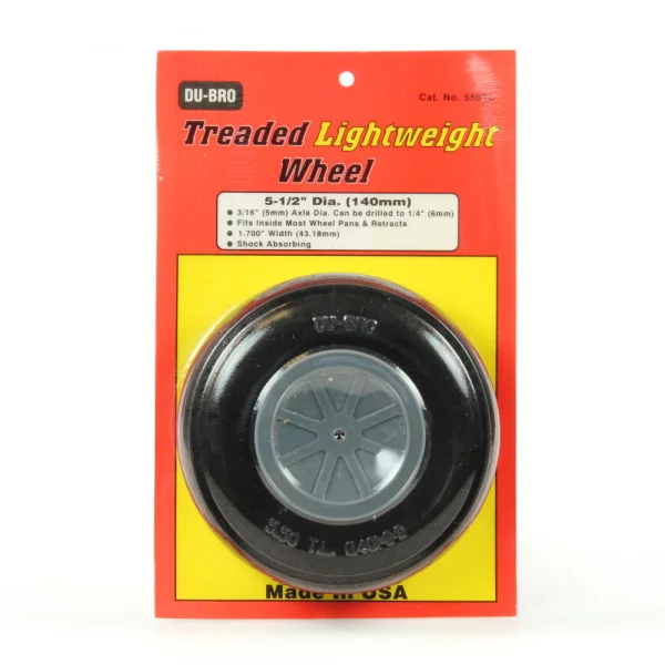 Dubro DB550Tl Treaded L/W Wheel 5.5Ins