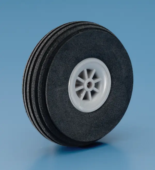Dubro 2-3/4in Super Lite Wheels (70mm) (1 pair per card) — image 1 of 2