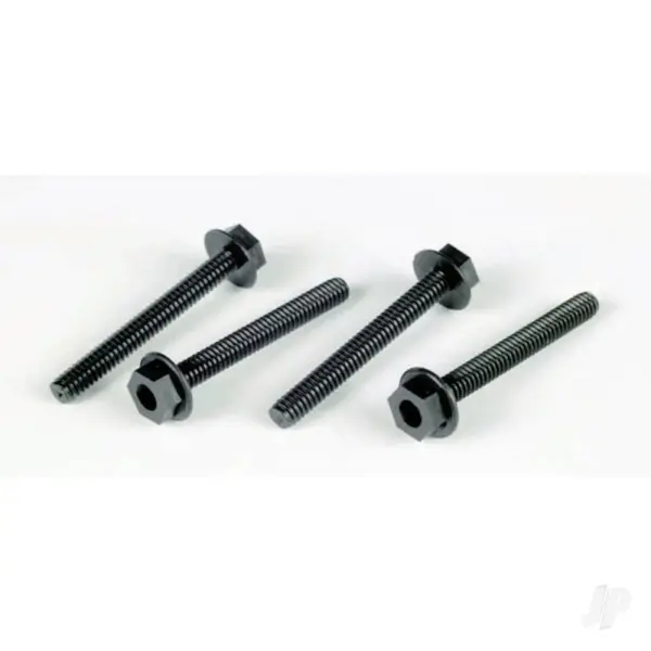Dubro 1/4-20 x 3in Nylon Wing Bolts (4 pcs per package) — image 3 of 5