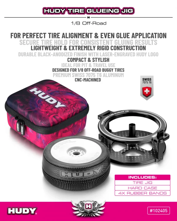 Hudy Tire Gluing Jig 1:8 Off-Road — image 4 of 4