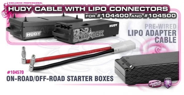 Hudy Star-Box Cable With Lipo Connectors