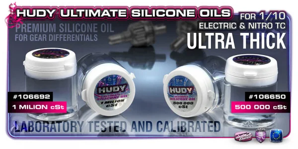 Hudy Premium Silicone Oil 500,000 cSt - 50Ml